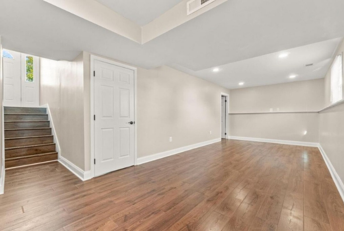 main living space at cedarcrest, our frederick Level 3.1 recovery home